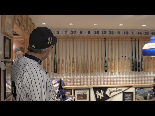 Insane Yankees memorabilia collection