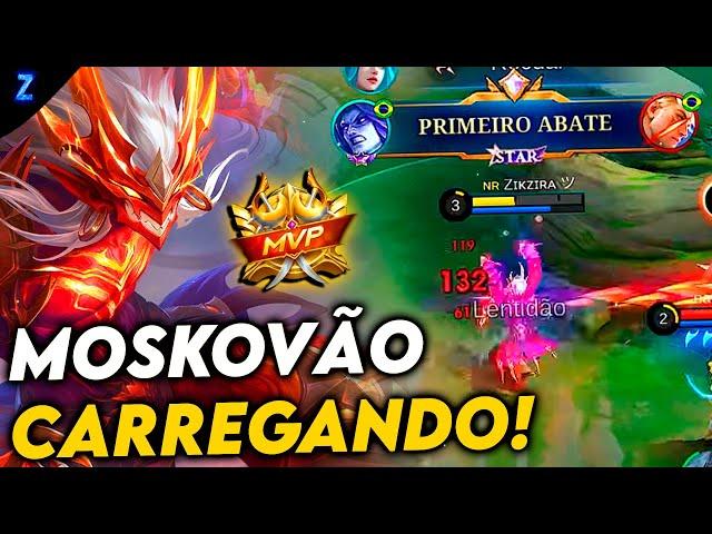 ZIKZIRA NO MODO SERIO DELE - MOSKOV GAMEPLAY | Mobile Legends