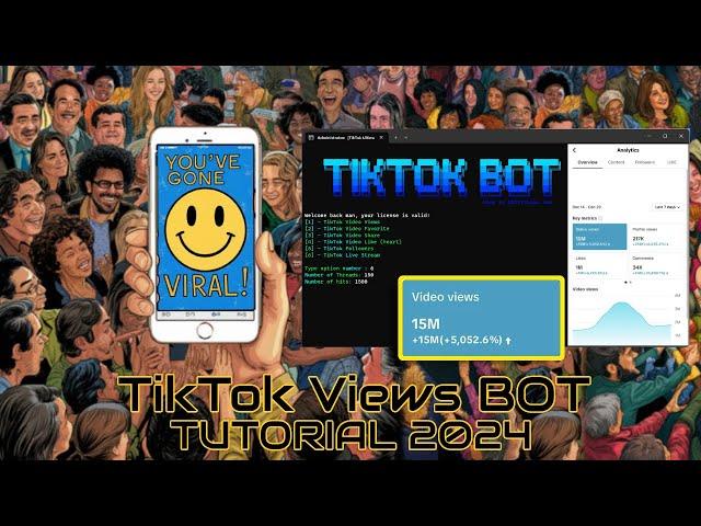 Tiktok View Bot Tool 2024 TUTORIAL - Get Free TikTok Video Views