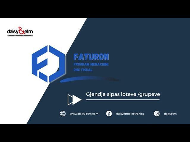 25.FATURON - Gjendja sipas loteve