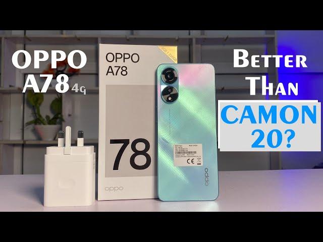 Oppo A78 Unboxing and Review: Better Than Tecno Camon 20? Find Out