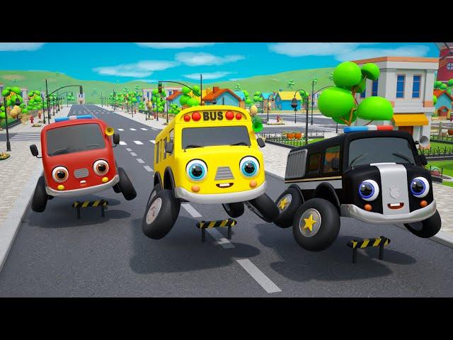 Wheels On The Bus Go To Town | Nursery Rhymes & Kids Songs - Baby Car Songs TV