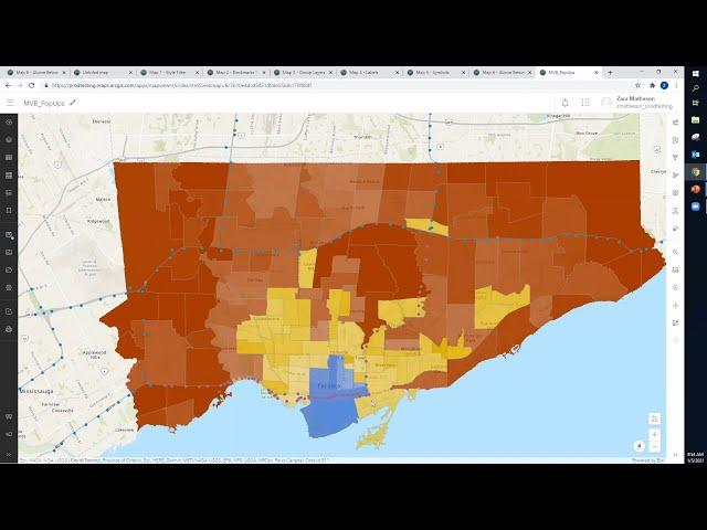 Creating More Powerful and Beautiful Maps: Using the New Map Viewer for ArcGIS Online