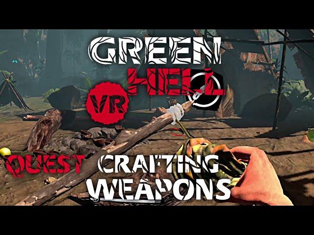 How to Craft Weapons - Green Hell VR Quest Edition