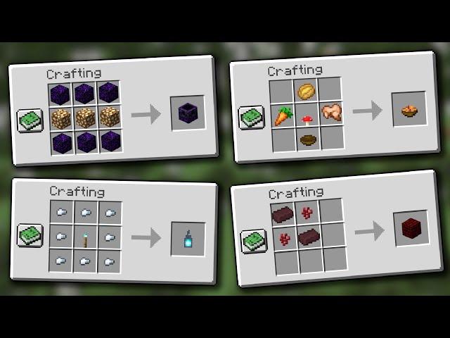 10 MORE Crafting Recipes You Didn't Know About in Minecraft