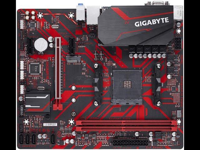 GIGABYTE B450M Gaming Motherboard with Hybrid Digital PWM, GIGABYTE Gaming LAN..