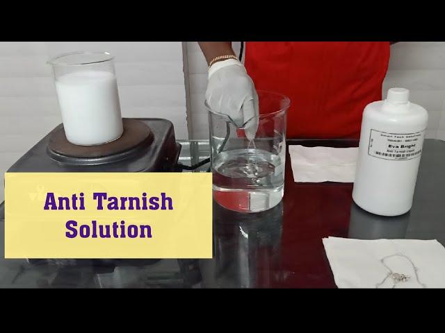 Anti Tarnish Solution | Metal Lamination Process | How to Protect Silver From Tarnishing