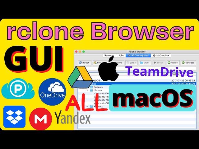 Install Rclone Browser in MacOS | Rclone GUI for MacOS | Mount Google Drive, OneDrive, Mega Monterey