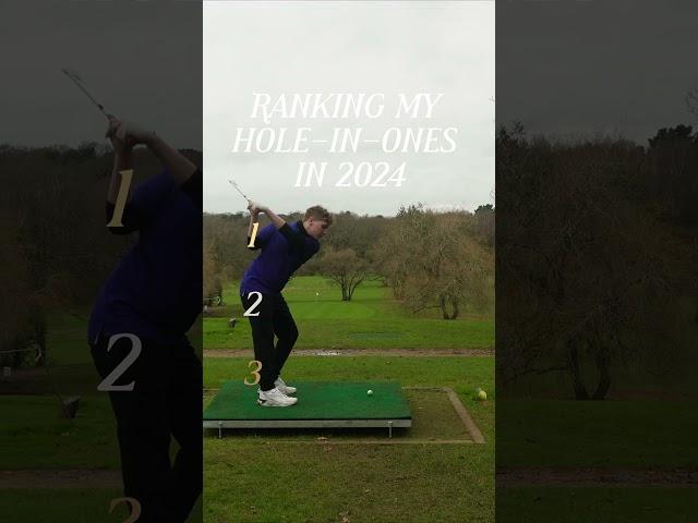 Ranking My 2024 HOLE-IN-ONES from WORST to BEST!