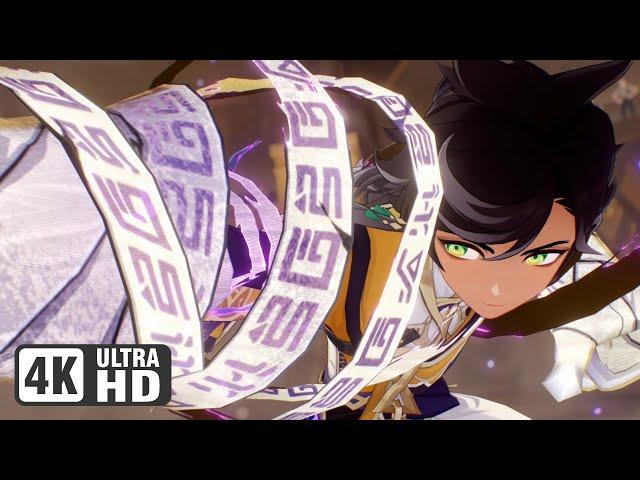 【4K Genshin Impact】Sethos VS Cyno Animation Scene | Cyno 4.6 Story Quest