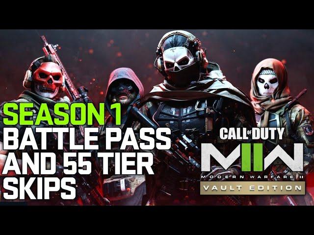 Battle Pass MW2 Vault Edition Battle Pass and 55 Tier Skips | MW2 Battle Pass Season 1 Release Date