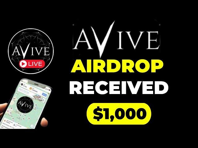 Avive Airdrop Received || How To Claim Avive Airdrop On Your Wallet || Add Avive Contract Address