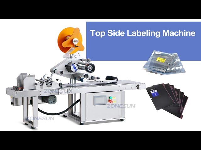 How to Install ZS-TB502P Tabletop Plastic Bags Hanging Tag Top Side Label Applicator