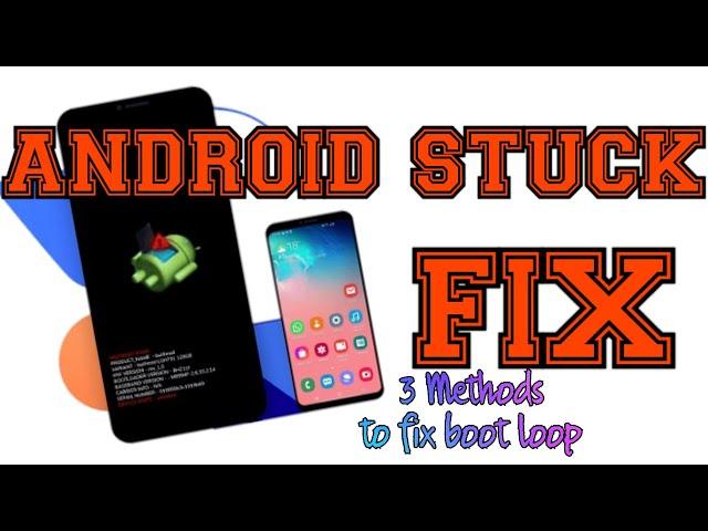 How to fix Android stuck on boot loop Restarting on Revvl V 5G Samsung phones or tablets #bootloop