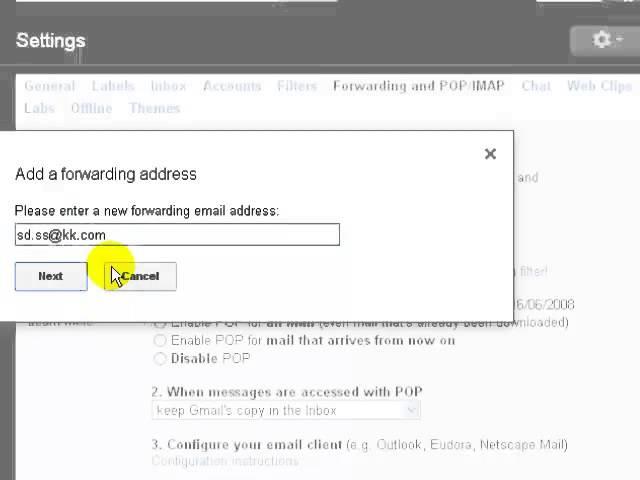 How to auto forward mails in gmail