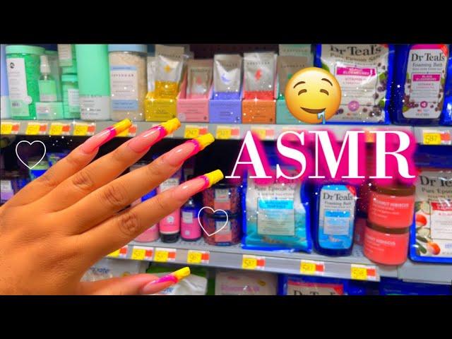 ASMR IN WALMART | FAST TAPPING, SCRATCHING & ORGANIZATION ...etc (SO GOOD!!)