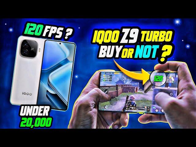 IQOO Z9 TURBO BEST GAMING PHONE UNDER 20, 000? | 120 FPS PUBG BGMI BUY OR NOT