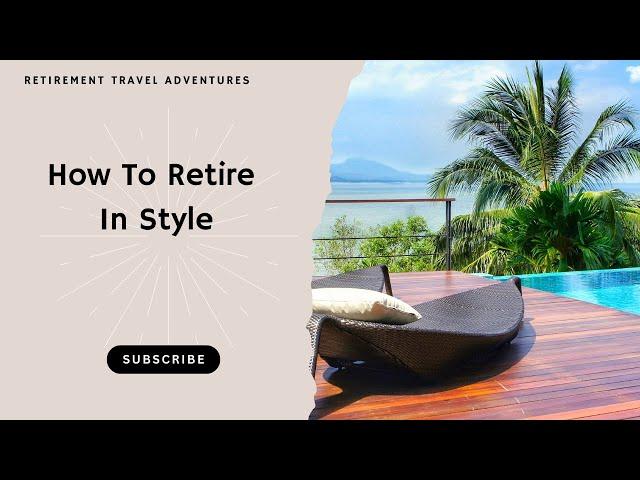 Retire in Style: Discover World-Class Amenities & Gourmet Dining