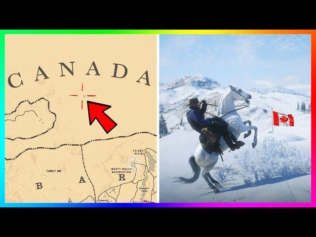 How To Get To CANADA In Red Dead Redemption 2! (RDR2 SECRET Part Of The Map)