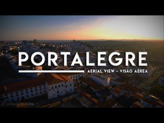 Portalegre Aerial View - Portalegre Vista Aérea - 4K Ultra HD