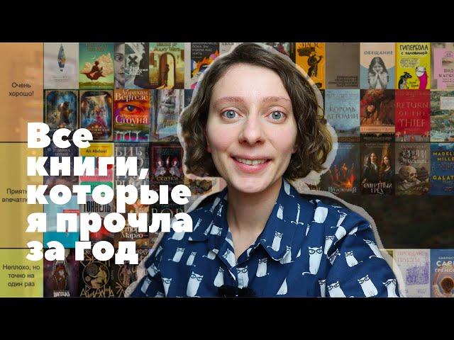 103 книги в одном видео  Tier-list со всем прочитанным в 2024