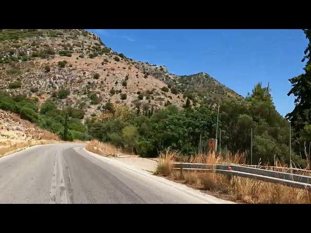 Driving in Greece, from Igoumenitsa to Syvota