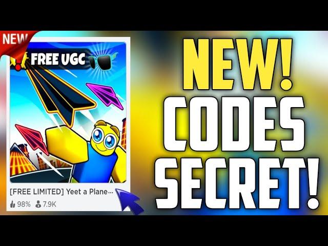 FUTURE CODES!! | *NEW* ROBLOX YEET A PLANE SIMULATOR! CODES 2023! (OP PET)