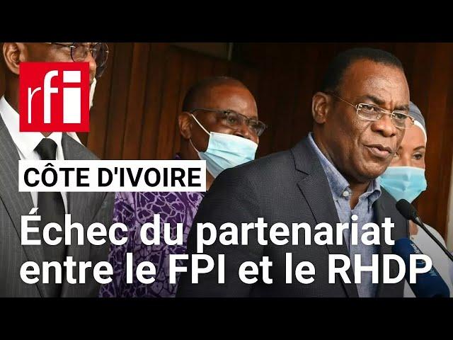 Côte d’Ivoire : le FPI rompt un « accord de partenariat » avec le RHDP au pouvoir