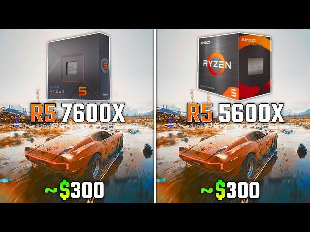 RYZEN 5 7600X vs RYZEN 5 5600X | Test in 6 Games