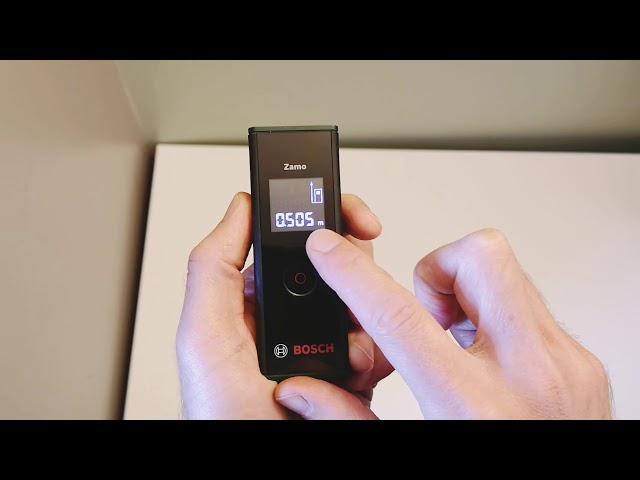 Bosch Zamo III digital laser measure: Basic Operation