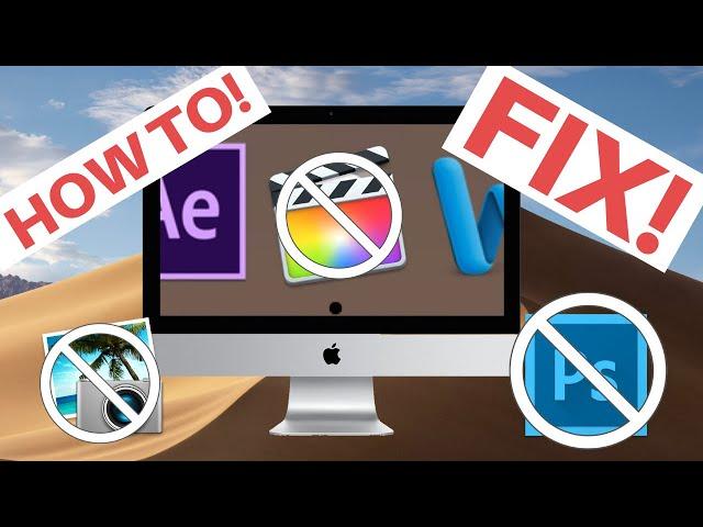 Can't Open Mac Application | White Circle Fix