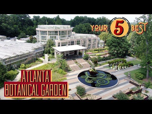 ATLANTA BOTANICAL GARDEN - Atlanta, Georgia - 4K Drone Video