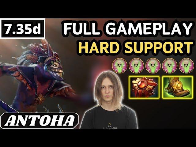 10900 AVG MMR - Antoha DAZZLE Hard Support Gameplay 27 ASSISTS - Dota 2 Full Match Gameplay