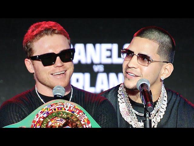 Canelo Alvarez vs Edgar Berlanga • New York Press Conference & Face Off Video