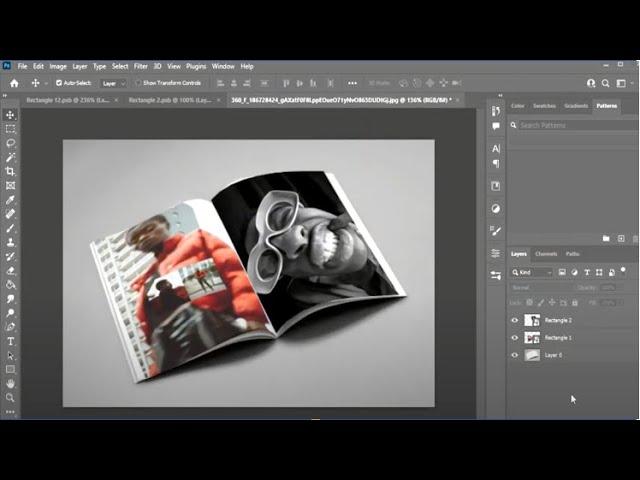 Create a Simple MAGAZINE MOCKUP Using Photoshop!