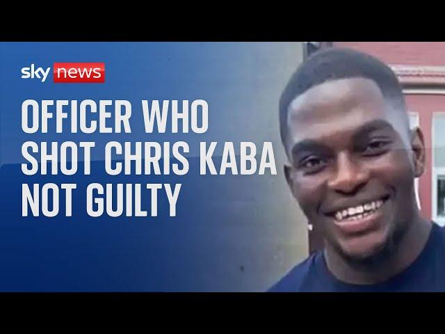 Met Police officer who shot Chris Kaba cleared of murder