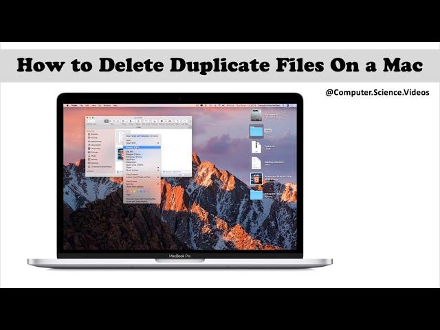 How to DELETE Duplicate Files On a Mac | New