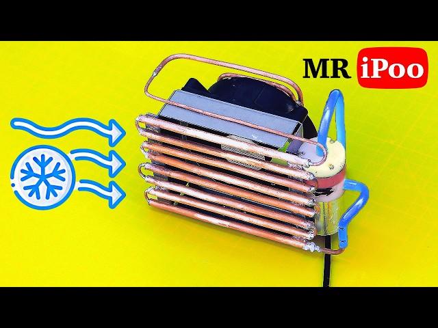 DIY Cooling: Homemade Mini Heat Pump (-34°C!) DIY AC Air Cooler ️ || DIY Air Conditioner ️