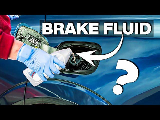 What happens if you put BRAKE FLUID in your gas tank?