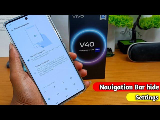 how to change nevigesan bar on vivo V40,V40 pro || vivo V40 back button settings