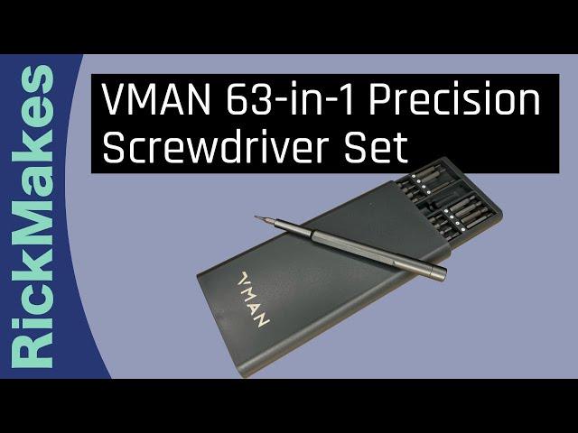 VMAN 63-in-1 Precision Screwdriver Set