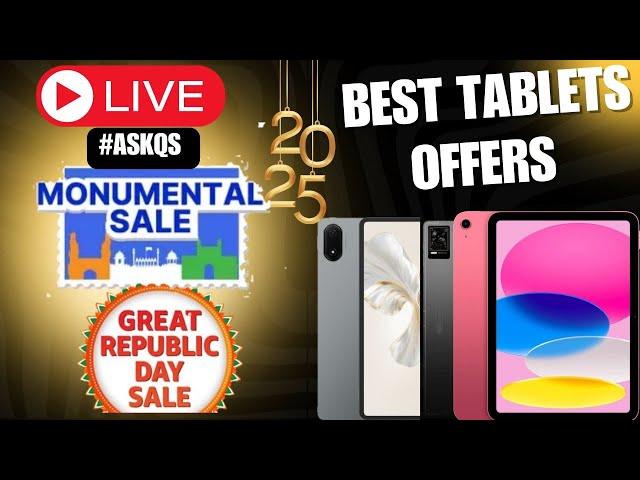 Live Best Tablets Deals on Amazon Republic Day Sale & Flipkart Monumental Sale