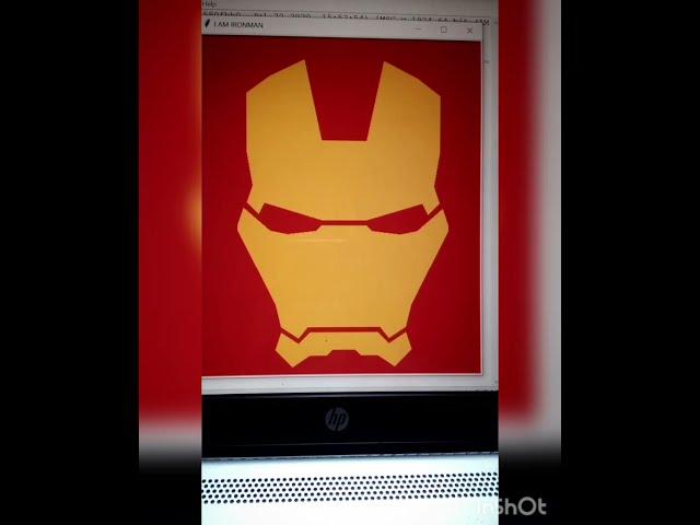 IronMan in Python - Draw IronMan  using python turtle with source code