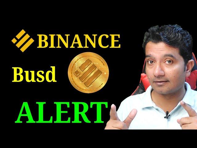 Alert  Binance Delistting BUSD Pairs | Convert Busd Funds | #Crypto