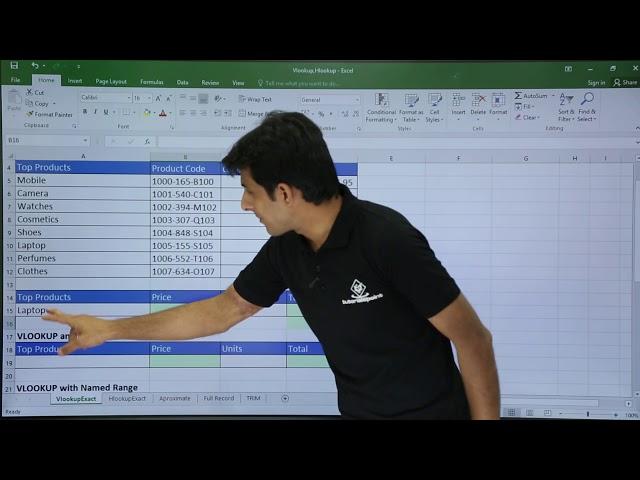 MS Excel - Vlookup in Excel Video Tutorials