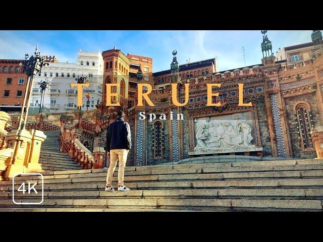 4K | Teruel, Spain: A city of Legends, Romance & Medieval architecture, Day Trip, Travel Vlog