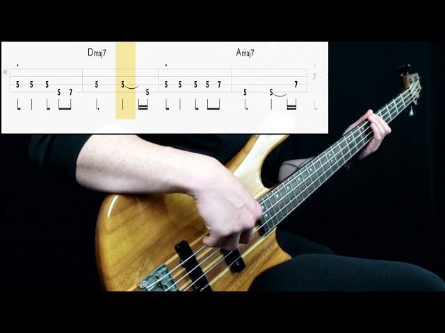 Lady Gaga, Bruno Mars - Die With A Smile (Bass Cover) (Play Along Tabs In Video)