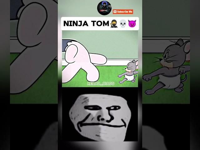 Ninja Tom... #shorts #viral #cartoon #tom #tomandjerry #ninja #trending