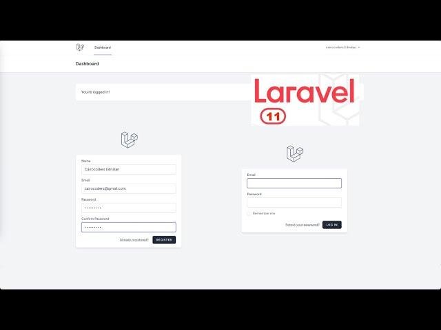 Laravel 11 Login and Registration using Laravel Breeze