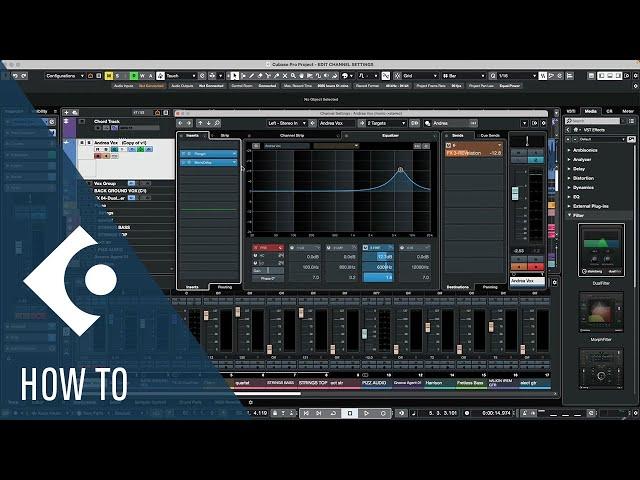 How to Use the Edit Channel Settings Window in Your Productions | Cubase Q&A with Greg Ondo